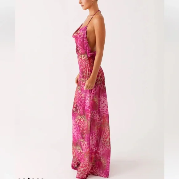 Peppermayo Exclusive Fantasy Maxi Dress‎ Lavender Lagoon Size 4 New With Tags - Picture 3 of 7